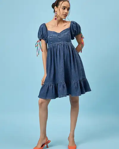 Midnight Muse Denim Dress
