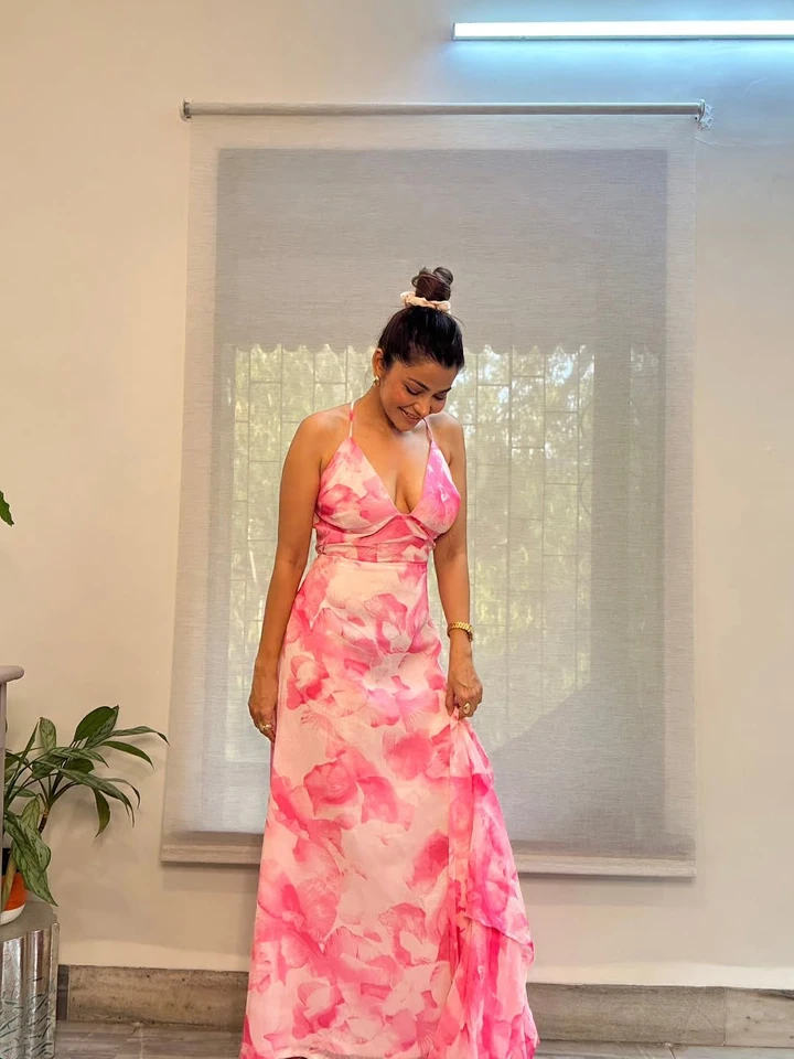 Floral Scarf Dress