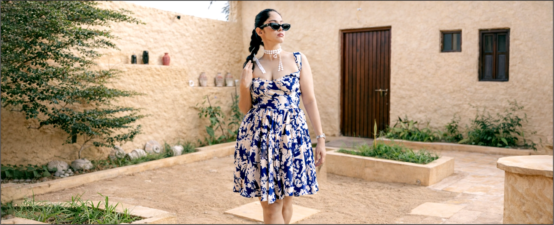 Printed Blend Short Dress – Where Classy Meets Confident