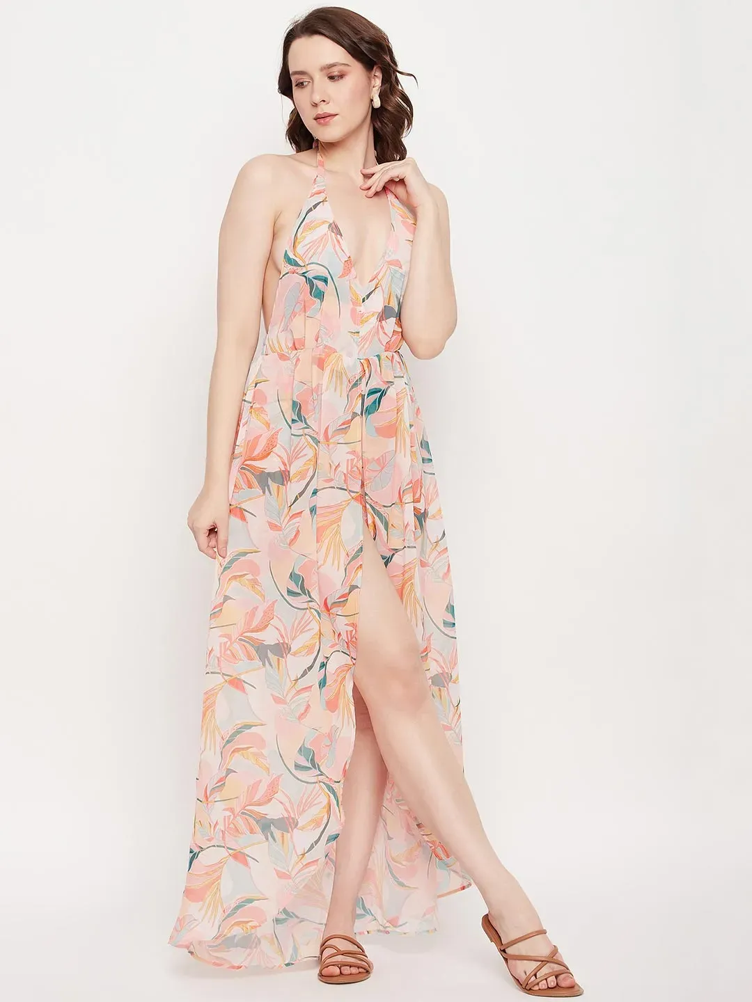 Blossom Breeze Cutout Jumpsuit