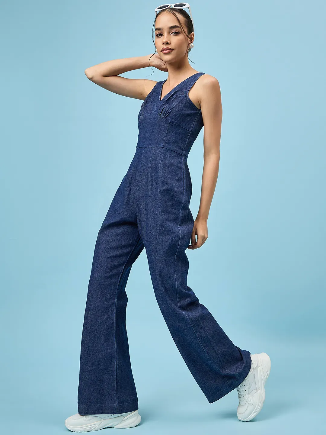 Blue Denim Jumpsuite