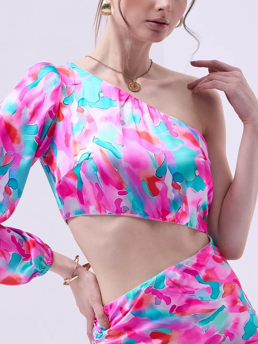 Candy Floss Cutout Dress