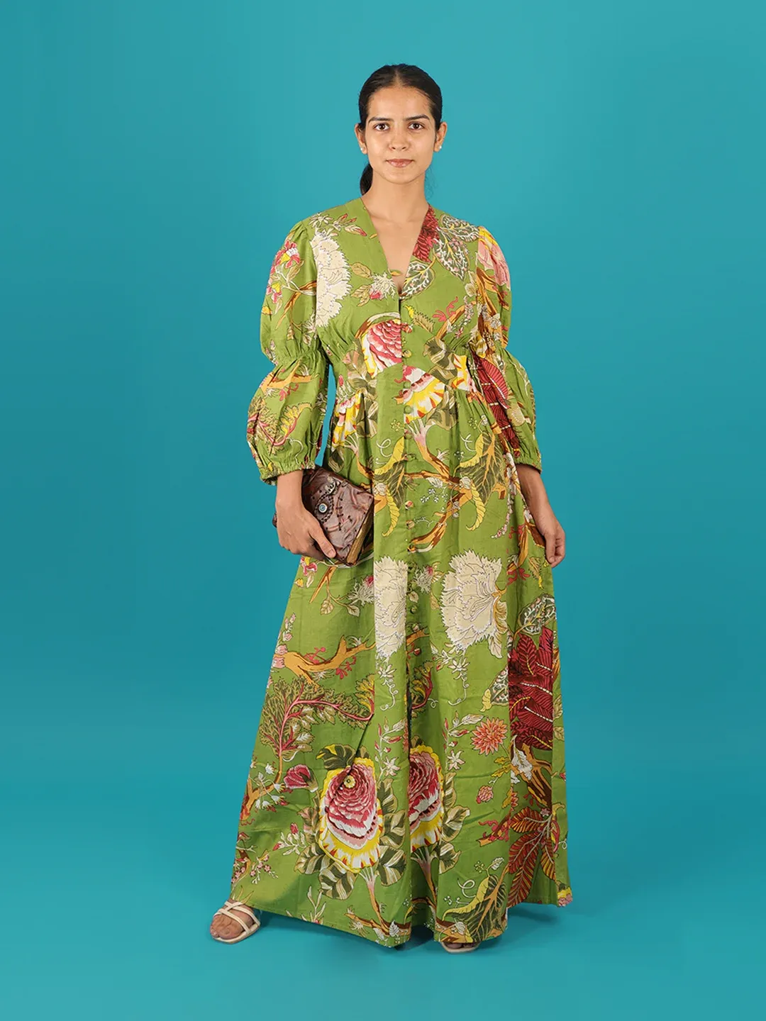 Pistachio Green Springtime Spice A-Line Dress