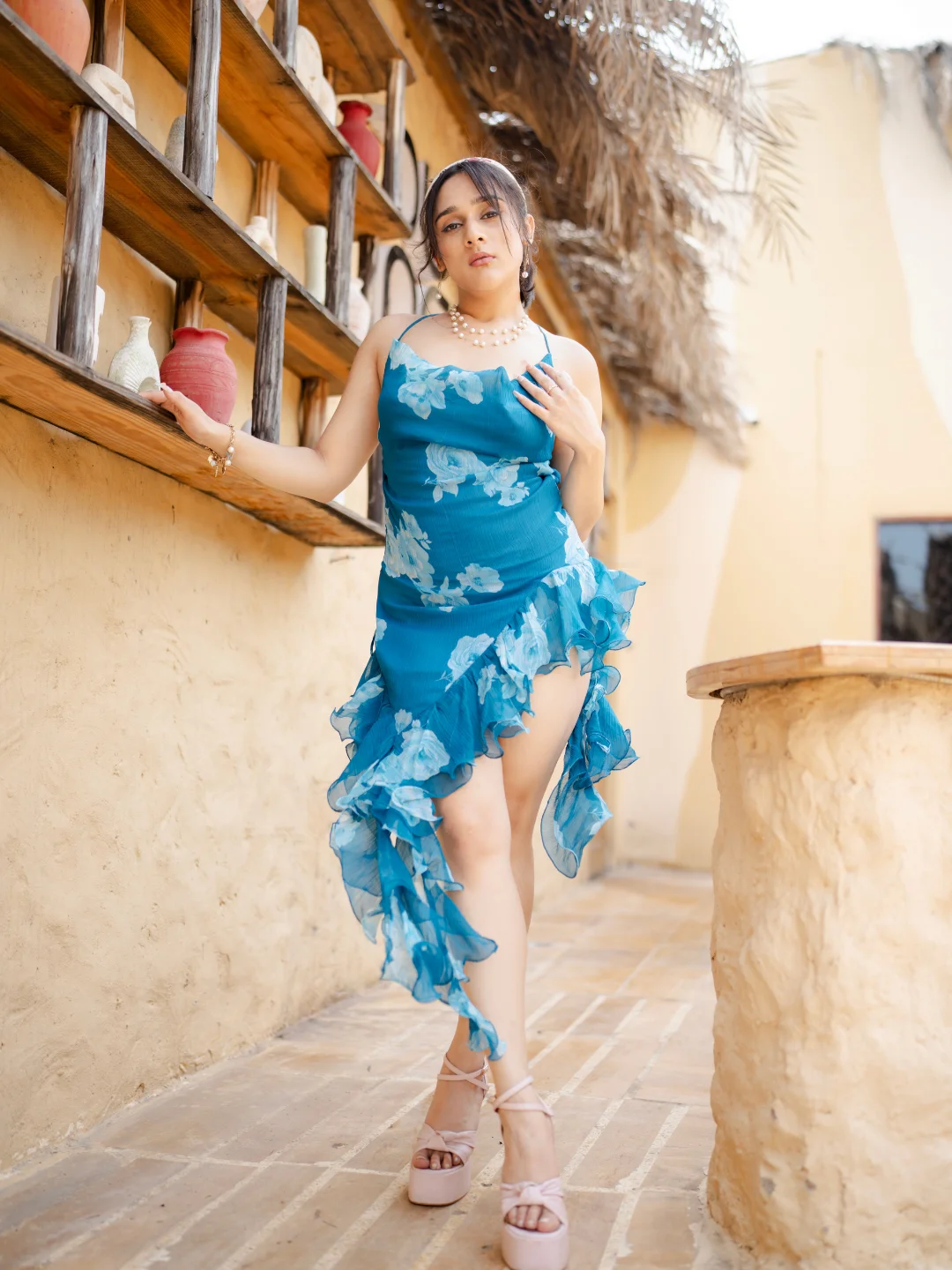 Floral Tulle Dress