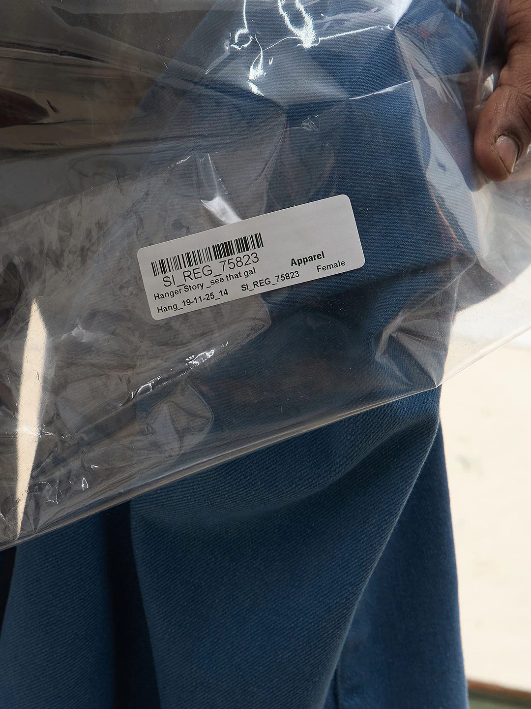 Light Blue Tube Denim Dress