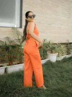 Tangerine Orange Jumpsuit