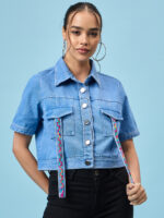 Blue denim Two-piece co-ords set