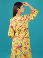 Citrus Bloom Cotton Dress