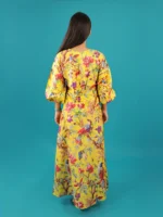 Citrus Bloom Cotton Dress