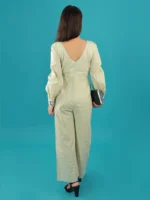 PASTEL GREEN DRIVE-IN JUMPSUIT