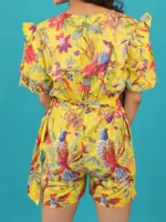 YELLOW SPRING FLING PLAYSUIT