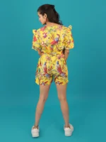 YELLOW SPRING FLING PLAYSUIT