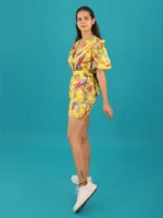 YELLOW SPRING FLING PLAYSUIT