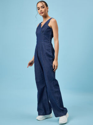 Blue Denim Jumpsuit