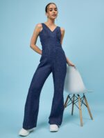 Blue Denim Jumpsuit