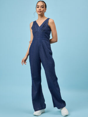 Blue Denim Jumpsuit