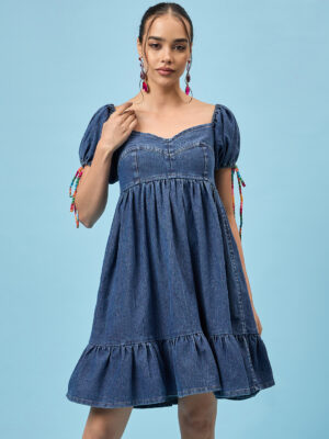 MIDNIGHT MUSE DENIM DRESS